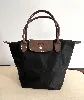 sac pliage longchamp noir