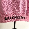sweat balenciaga unisex en coton rose et embroidery "balenciaga"