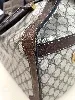 vanity gucci 70' en toile monogram et cuir marron