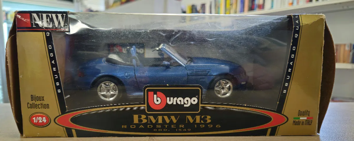 Voiture Miniature BMW M Roadster 1996 1/18 Burago - Occasion Avec Boîte
