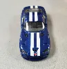 vehicule miniature burago 1/43 dodge viper gts coupé - bleu