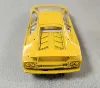 vehicule miniature burago 1/43  lamborghini diablo - jaune