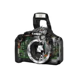 appareil photo reflex reflex - 12.2 mp - aps - c - 3x zoom optique objectif ef - s 18 - 55 mm is - noir