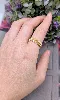 bague us motifs fleurs filigrane sarde en or or 750 millième (18 ct) 4,31g