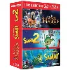 blu-ray 3 films d'animation en 3d et 2d : le manoir magique + sammy 2 + le voyage extraordinaire de sammy