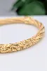 bracelet jonc ouvrant en or avec motifs martelés or 750 millième (18 ct) 13,42g
