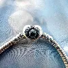 bracelet pandora maille serpent avec un fermoir en forme de coeur argent 925 millième (22 ct) 13,77g
