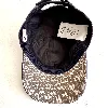 casquette de base-ball gucci en toile gg d'origine marron et la bande web