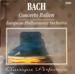 cd bach, european philharmonic orchestra - concerto italien