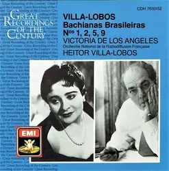 cd heitor villa - lobos, victoria de los angeles, orchestre national de la radiodiffusion française - bachianas brasileiras nos. 1