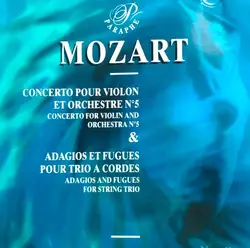 cd wolfgang amadeus mozart - concertos pour violon et orchestre nº 5 / adagios et fugues pour trio à cordes (1994)