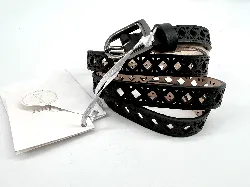 ceinture enfant dior en cuir ajouré