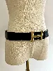 ceinture hermes h - cuir marron
