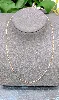 chaîne maille marine limée en or or 750 millième (18 ct) 4,07g