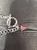 collier guess maille gourmette strass