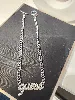 collier guess maille gourmette strass