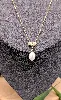 collier or et perle de culture or 750 millième (18 ct) 1,93g