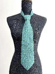 cravate gucci fond vert à motifs équestre