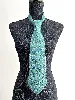 cravate gucci fond vert à motifs équestre