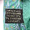 cravate gucci fond vert à motifs équestre
