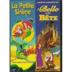 dvd la petite sirène - la belle et la bête