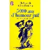 livre 5000 ans d'humour juif
