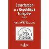 livre constitution de la république française 20ed