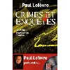 livre crimes et enquêtes