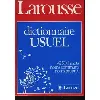 livre dictionnaire usuel
