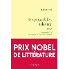 livre impossibles adieux