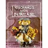 livre personnages naïfs en pâte à sel
