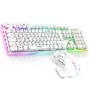 pack clavier azerty et souris sans fil spirit of gamer ultimate 600 blanc