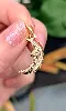 pendantif petite lune double faces en or jaune  or 750 millième (18 ct) 1,1g