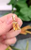 pendentif or citrine taille émeraude or 750 millième (18 ct) 2,49g