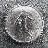 pièce 5 francs semeuse 1961 argent 835 millième 11,98g