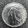 pièce 5 francs semeuse 1963 argent 835 millième 11,99g