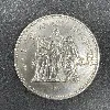 pièce 50 francs hercule 1975 argent 900 millième 29,99g