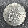 pièce 50 francs hercule 1978 argent 900 millième 29,99g