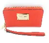 portefeuille compact michael kors orange