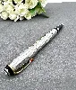 roller montblanc boheme en argent et saphir orange