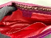 sac à bandoulière chaîne gucci gg marmont flap édition love en velours violet