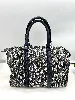 sac dior bowling en toile jacquard dior oblique beige et noir