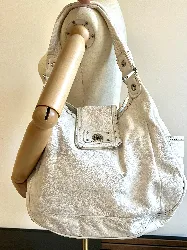 sac marc jacobs en cuir blanc