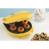 appareil à mini donuts inventum - jaune