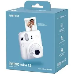 appareil photo instantané fujifilm instax mini 12 blanc argile