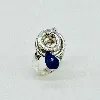 bague argent avec lapis-lazuli argent 800 millième (19 ct) 4,31g