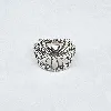 bague argent motif floral  argent 925 millième (22 ct) 2,42 g