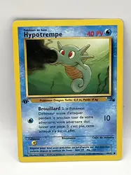 carte pokemon hypotrempe 1er edition 49/62