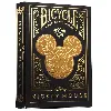 cartes à jouer bicycle - jeu de cartes ultimates - mickey doré