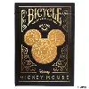 cartes à jouer bicycle - jeu de cartes ultimates - mickey doré